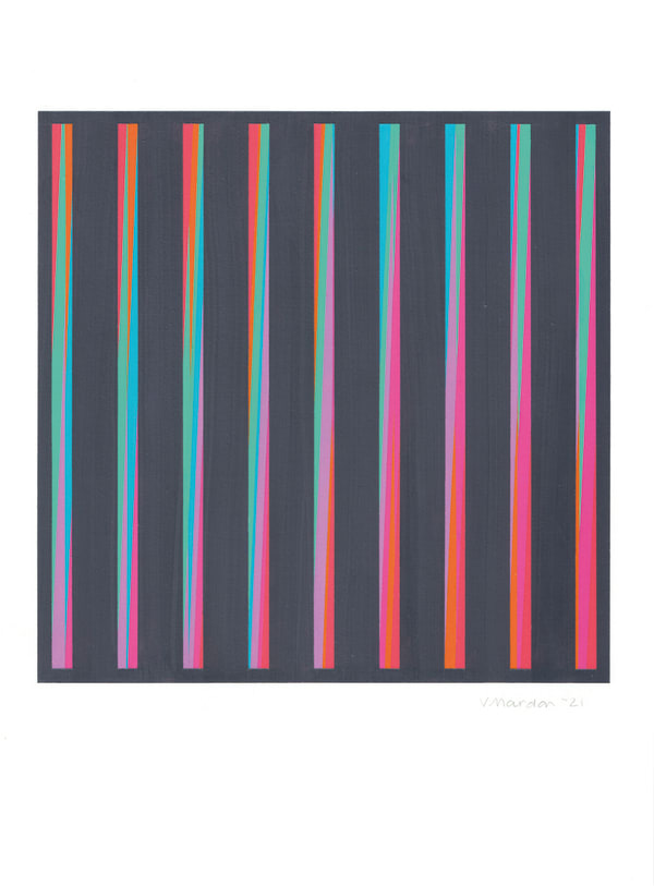 Victoria Mardon, Aurora (Square - Pink) , 2021