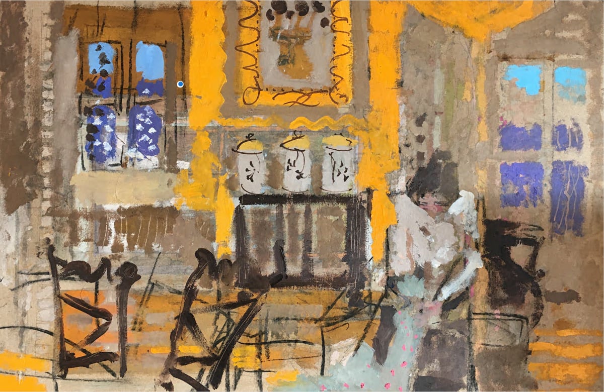 Peter Lloyd-Jones, Study in Yellow with Victoria, 2019